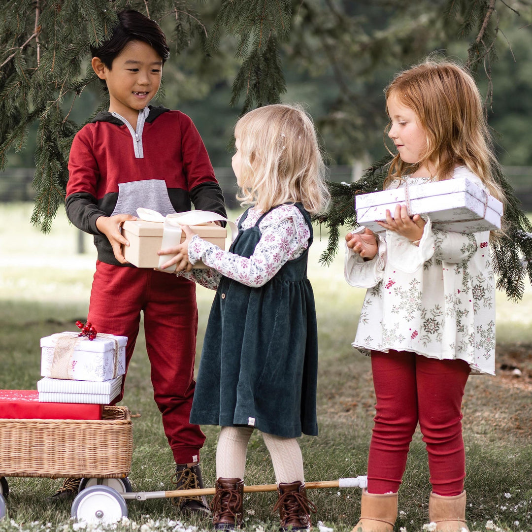 Product Image 8 of Holiday Snowflakes Organic Tunic & Pants Set