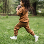 Load image into Gallery viewer, Product Image 4 of Acid Wash Football Sweatshirt & Pants Set