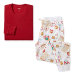 Load image into Gallery viewer, Cookies For Santa Organic Cotton PJ Set Womens