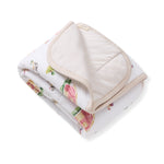 Load image into Gallery viewer, Barnyard Organic Cotton Reversible Baby Blanket