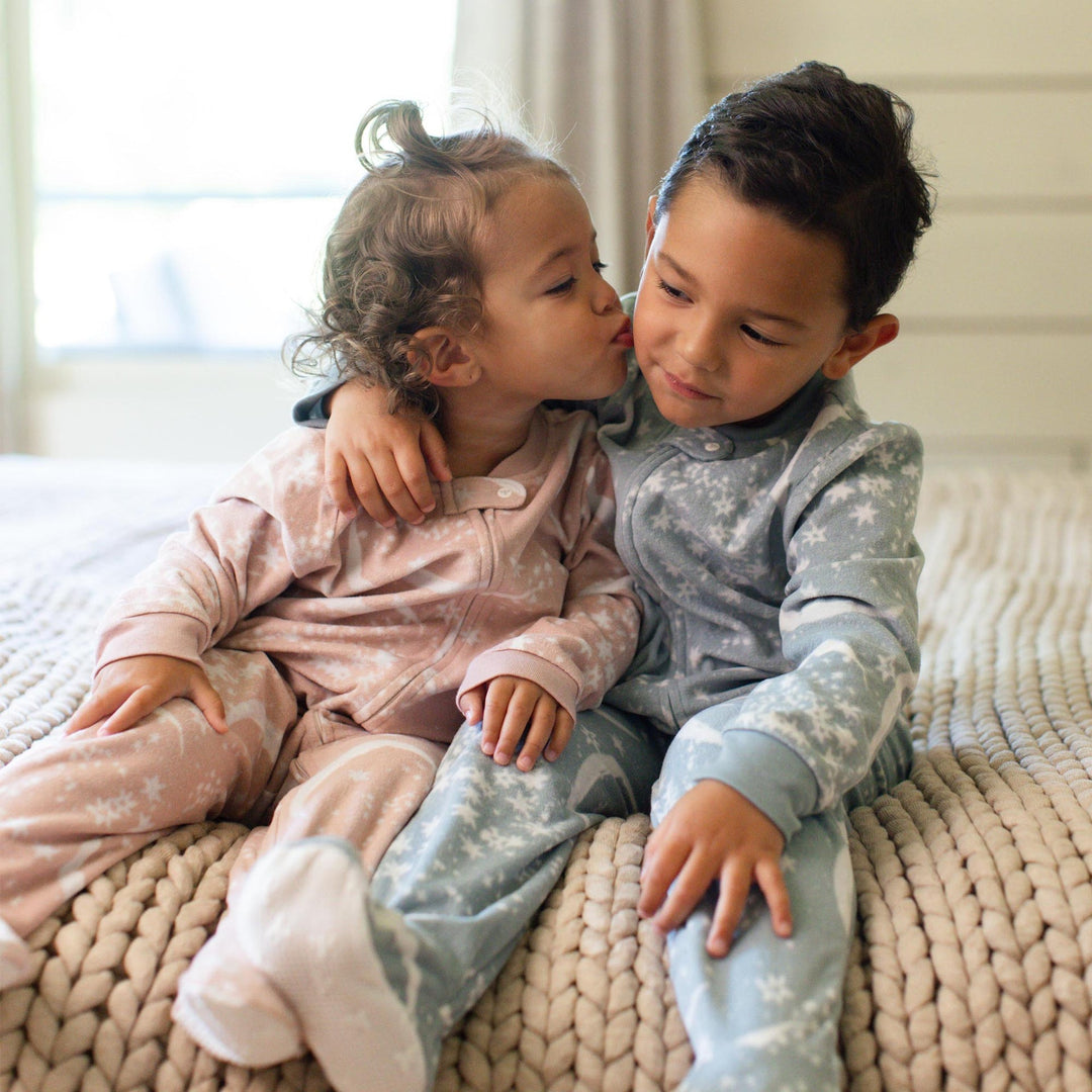 Product Image 1 of Celestial Moon polarbee™ Repreve® Fleece Pajamas - Organic Rose