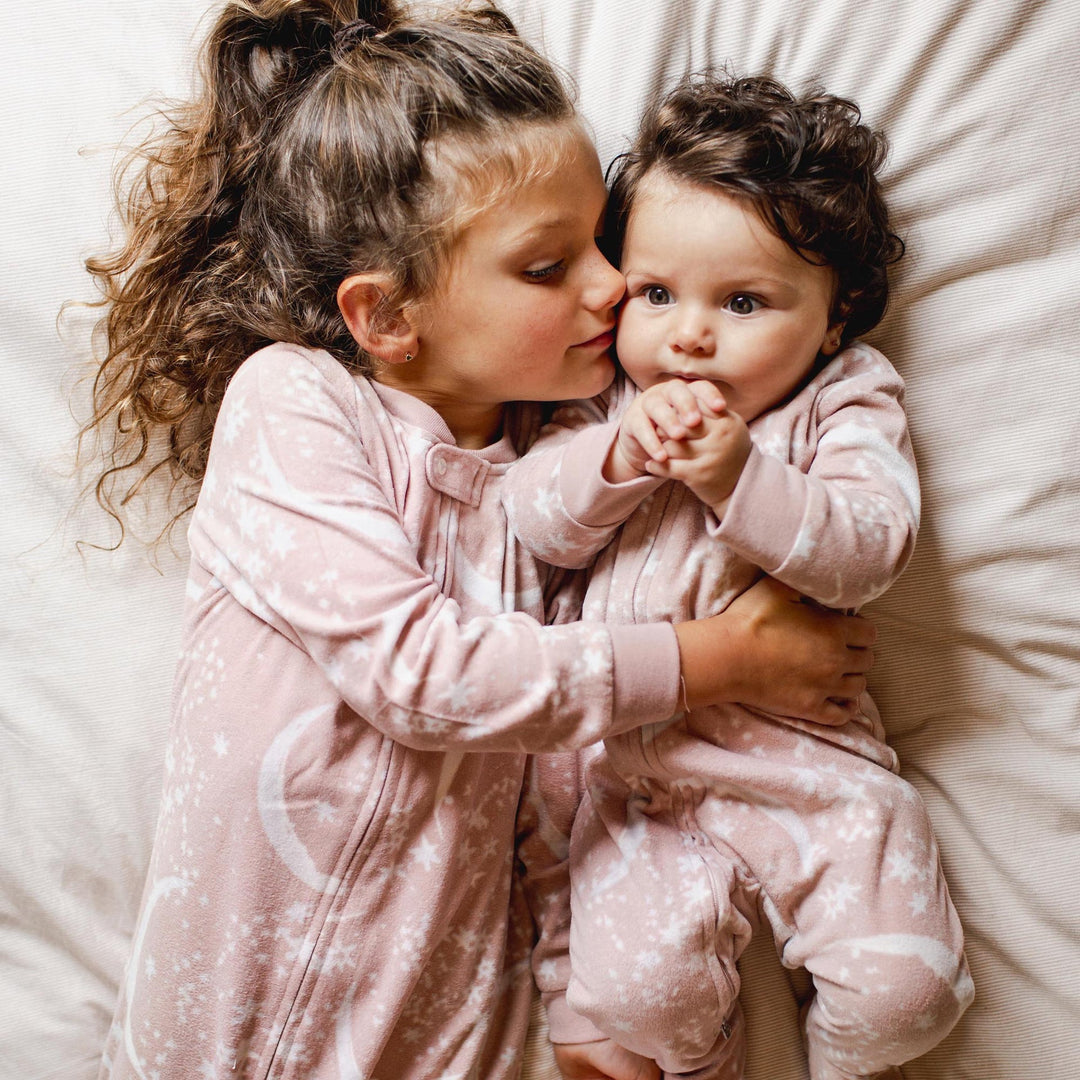 Product Image 7 of Celestial Moon polarbee™ Repreve® Fleece Pajamas - Organic Rose