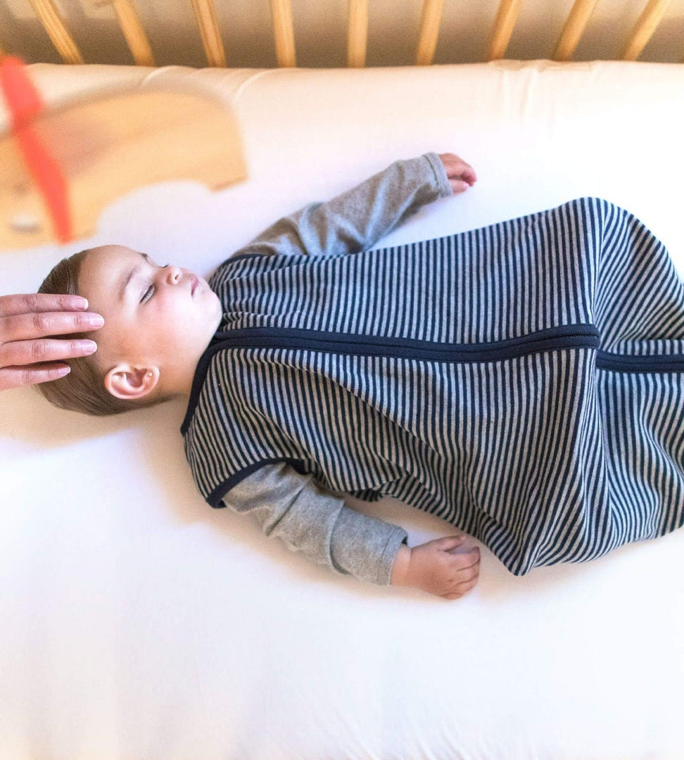 Classic Stripe Organic Beekeeper™ Wearable Baby Blanket