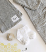 Load image into Gallery viewer, Solid Organic Cotton Baby Crew Socks 6 Pack