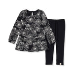 Load image into Gallery viewer, Spiderwebs Organic Girl Shirt and Pants Set