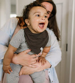 Load image into Gallery viewer, Organic Cotton Baby Bandana Bibs - Sea Foam Blue