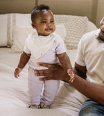 Load image into Gallery viewer, Organic Solid Short Sleeve Bodysuits - Set of 3 - Pink Sand