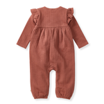Load image into Gallery viewer, Dotted Rib Infant Jumpsuit
