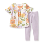 Load image into Gallery viewer, Sweet Sunflowers Toddler Tunic Set
