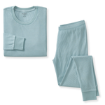 Load image into Gallery viewer, Honeysoft™ Mommy &amp; Me Matching Thermal Lyocell Women&#39;s Pajamas - Mountain Blue

