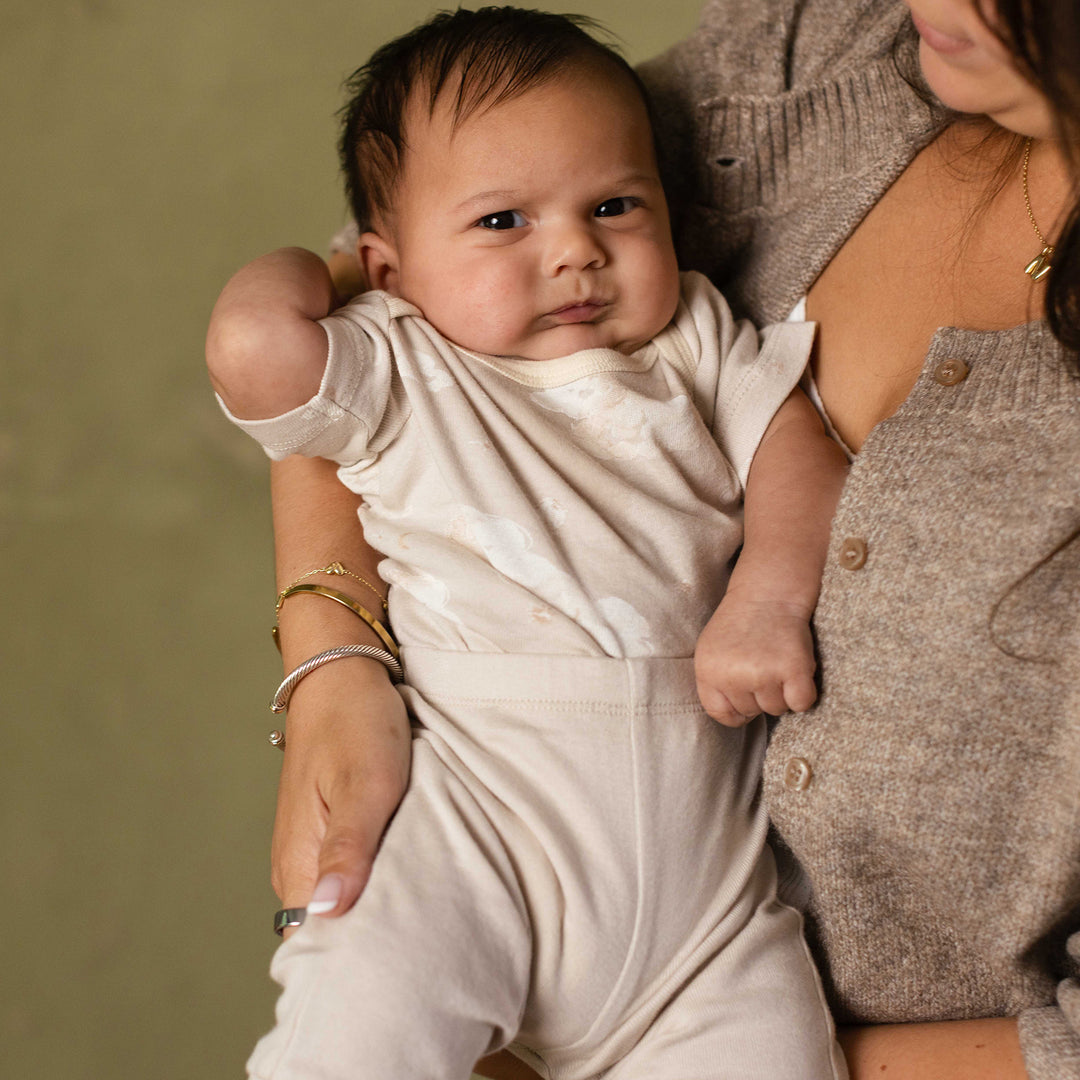 Limestone Organic Short Sleeve Bodysuit & Pant Pack of 5