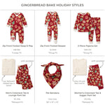 Load image into Gallery viewer, Gingerbread Bake Matching Family Pajamas Style Grid
