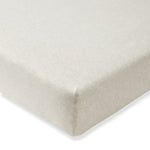 Load image into Gallery viewer, Solid Organic Cotton BEESNUG® Fitted Crib Sheet - Oatmeal
