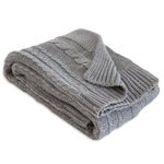 Load image into Gallery viewer, Cable Knit Stroller Blanket