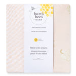 Load image into Gallery viewer, Good Night Sky Organic Cotton Crib Sheets Set of 2 - Ranunculus
