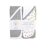 Load image into Gallery viewer, Honey Bee Organic Cotton Hooded Towel 2 Pack
