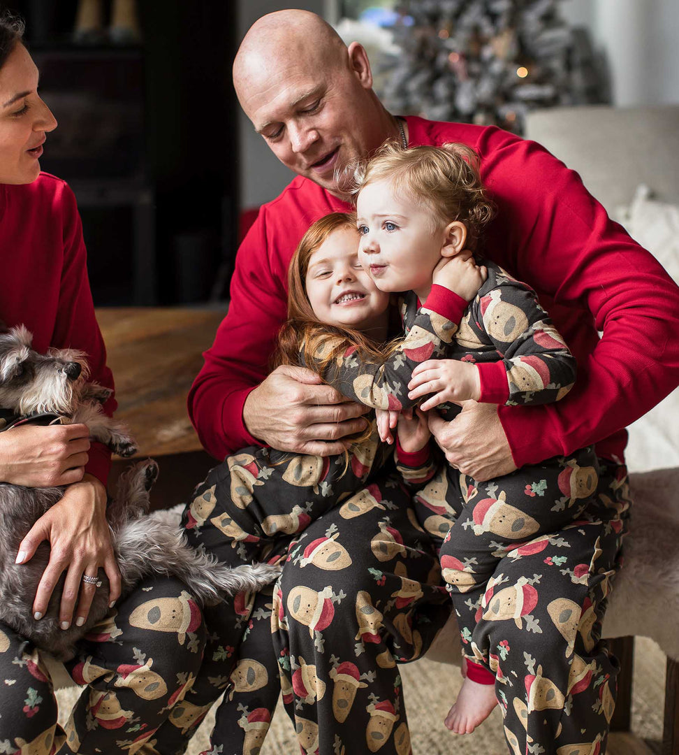 Jolly Reindeer Organic Cotton Women's Pajamas