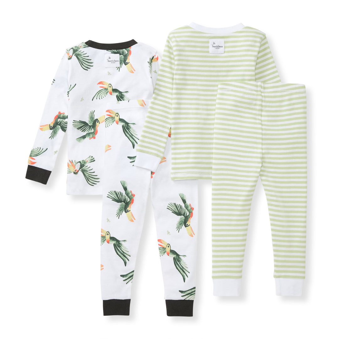 Toucan 4 Piece Kids PJ Set