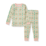 Load image into Gallery viewer, Floral Tile PJ Set
