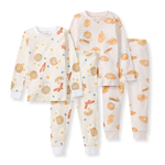 Load image into Gallery viewer, Eggs &amp; Coffee Kids PJ Set 2 Pack
