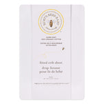 Load image into Gallery viewer, Solid Organic Cotton Fitted Crib Sheet - Cloud
