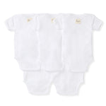 Load image into Gallery viewer, Bee Essentials Organic Short Sleeve Baby Bodysuit 5 Pack
