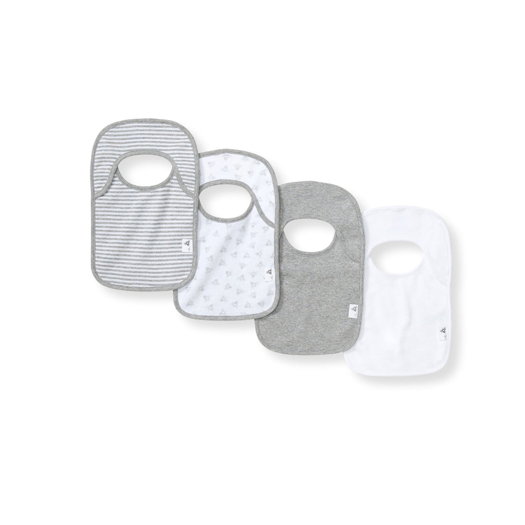 Bee Essentials Set of 4 Bibs