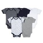 Load image into Gallery viewer, Set of 5 Short Sleeve Bodysuits