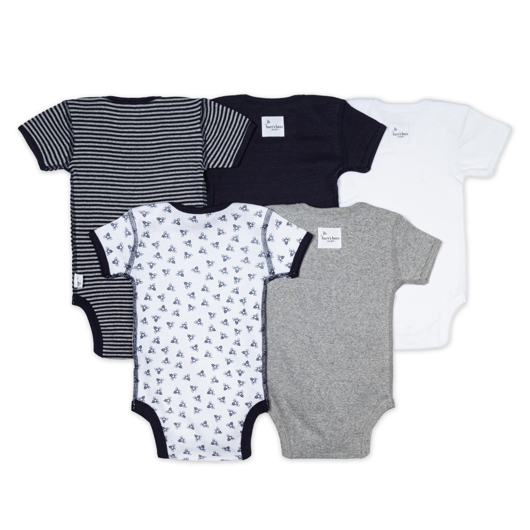 Set of 5 Short Sleeve Bodysuits