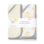 Load image into Gallery viewer, Little Ducks Organic Cotton Hooded Towels 2 Pack
