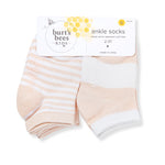 Load image into Gallery viewer, Solid &amp; Stripes Organic Cotton Baby Ankle Socks 6 Pack - Ranunculus
