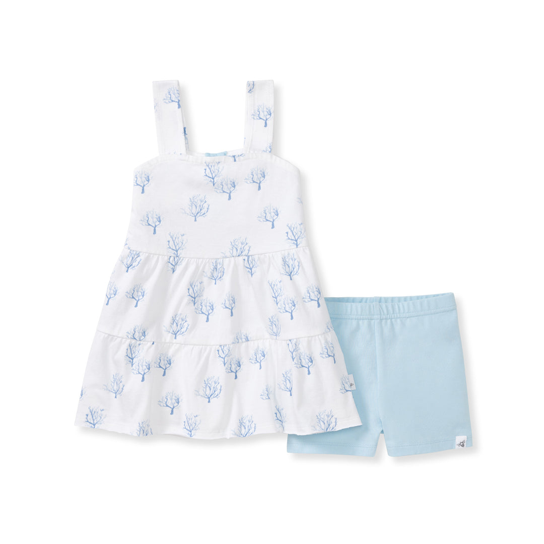 Coral infant Tunic Set