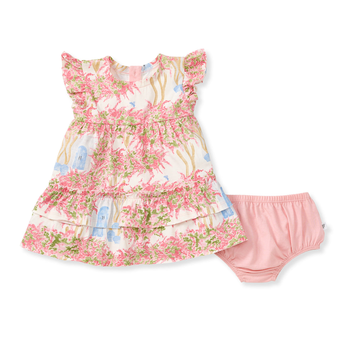 Doors of Santorini Infant Dress & Diaper Cover