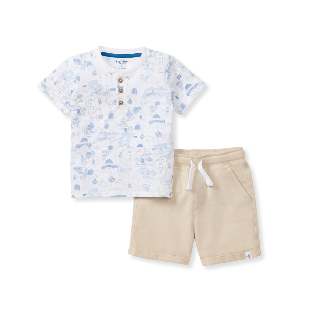 Santorini infant Short Set