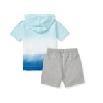 Load image into Gallery viewer, Double Dip Dye Hooded Short Set

