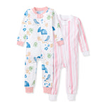 Load image into Gallery viewer, Santorini Beach Footless Sleeper 2 Pack
