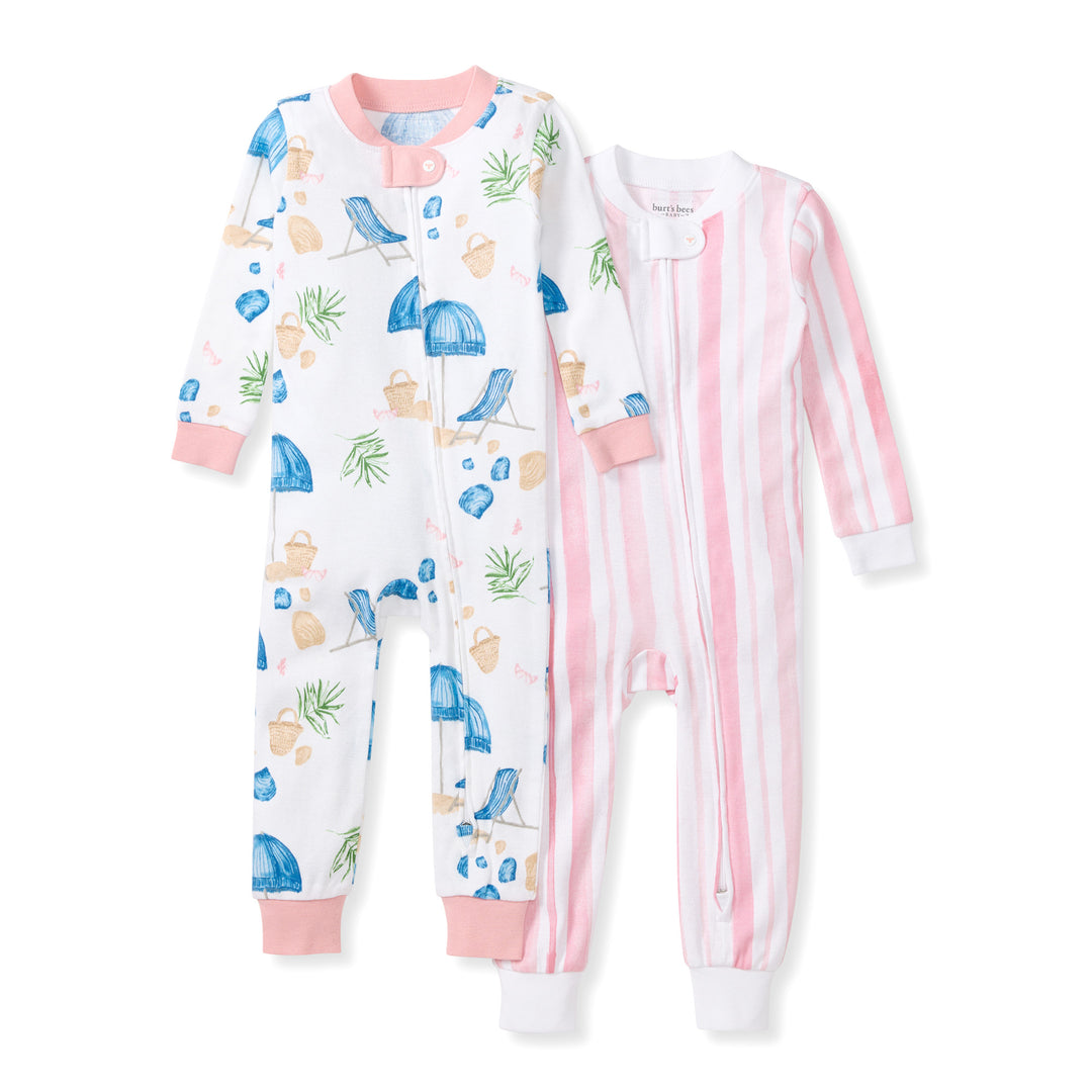 Santorini Beach Footless Sleeper 2 Pack