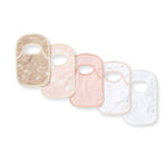 Load image into Gallery viewer, Set of 5 Whimsical Floral Lap Shoulder Bibs

