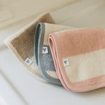 Load image into Gallery viewer, Product Image 4 of Organic Cotton Rugby Stripe Woven Terry Towel - Quarry
