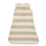 Load image into Gallery viewer, Rugby Stripe Organic Lightweight Beekeeper™ Wearable Baby Blanket - Oat