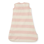 Load image into Gallery viewer, Rugby Stripe Organic Lightweight Beekeeper™ Wearable Baby Blanket - Pink Sand