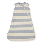 Load image into Gallery viewer, Rugby Stripe Organic Lightweight Beekeeper™ Wearable Baby Blanket - Quarry
