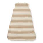 Load image into Gallery viewer, Rugby Stripe Organic Warmer Beekeeper™ Wearable Baby Blanket - Oat
