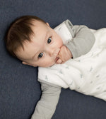 Load image into Gallery viewer, Golden Bee Organic Warmer Beekeeper™ Wearable Baby Blanket - Quarry