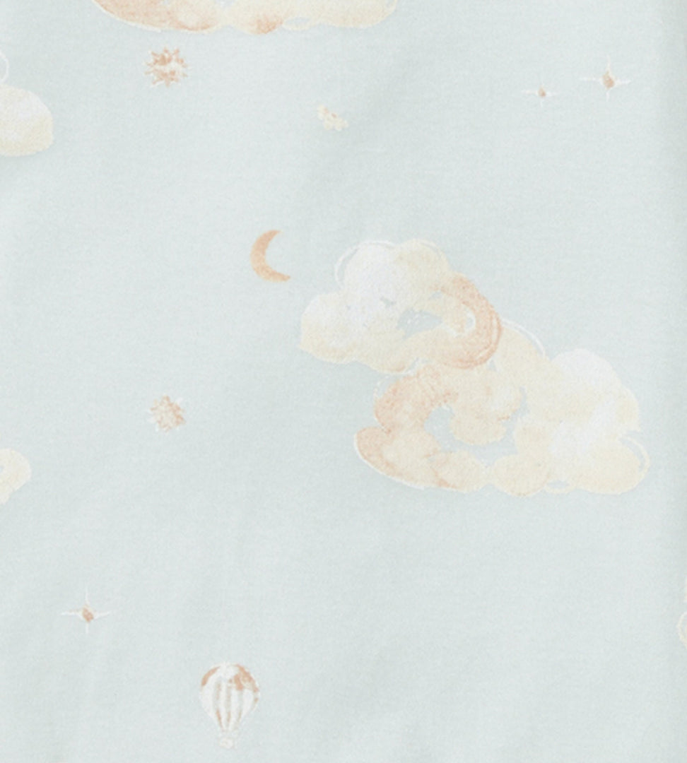Good Night Sky Organic Cotton Sleep & Play - Ice Flow