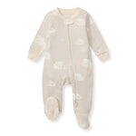 Load image into Gallery viewer, Good Night Sky Organic Cotton Sleep &amp; Play - Limestone
