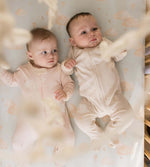 Load image into Gallery viewer, Good Night Sky Organic Cotton Sleep &amp; Play - Limestone
