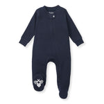 Load image into Gallery viewer, Solid Rib Organic Cotton Sleep &amp; Play - Midnight
