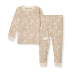 Load image into Gallery viewer, Whimsical Floral Organic Cotton Two-Piece Pajamas
