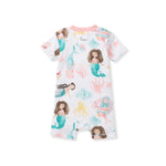 Load image into Gallery viewer, Magical Mermaids Sleeper Romper
